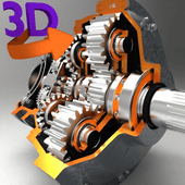 3D Engineering Animations – 3D 动画机械模型（ 发动机、变速箱、齿轮传动等）[iOS/Android]
